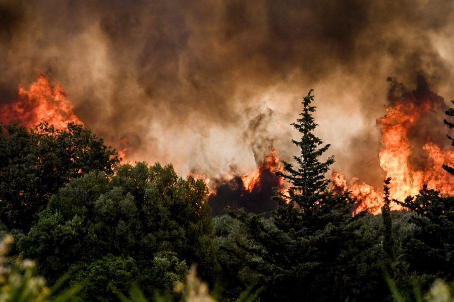 Φωτιές τώρα: Συγκλονιστικές εικόνες από τη μάχη με τις φλόγες σε Αχαΐα, Ζάκυνθο και Χίο