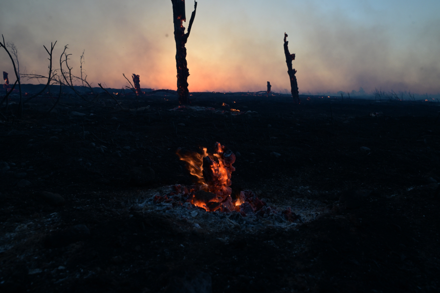 Εκτός ελέγχου η φωτιά τώρα στα Κύθηρα - Κάηκαν σπίτια και το μισό νησί, καταστράφηκε η παραλία Μελιδόνι