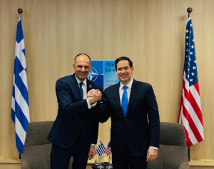 NATO: Συνάντηση Γεραπετρίτη - Ρούμπιο στη Χάγη