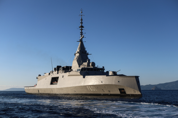 Η υποδοχή της φρεγάτας Belharra «Κίμων» - Live εικόνα