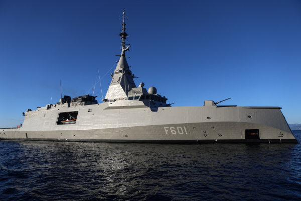 Η υποδοχή της φρεγάτας Belharra «Κίμων» - Δείτε βίντεο