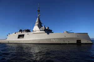 Η υποδοχή της φρεγάτας Belharra «Κίμων» - Δείτε βίντεο