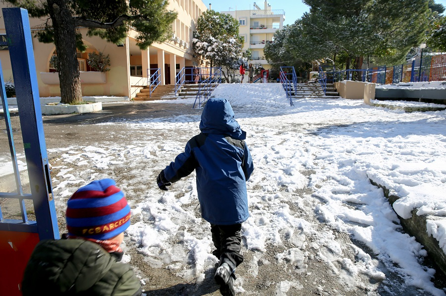 Κακοκαιρία: Προβλήματα στη λειτουργία των σχολικών μονάδων στη Δυτική Μακεδονία