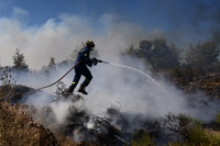 Χωρίς ενεργό μέτωπο η φωτιά στον 'Ολυμπο - Η ανάρτηση Κικίλια