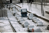 Κακοκαιρία «Ελπίς» - Πολιτική Προστασία: 4.500 επιβάτες εγκλωβίστηκαν στην Αττική Οδό