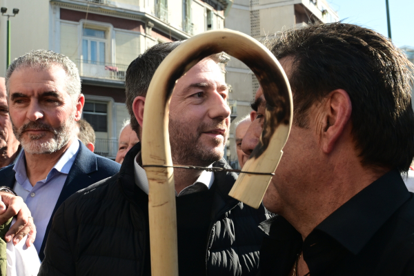 Ανδρουλάκης από αγροτικό συλλαλητήριο: «Σβήνει» η ελληνική περιφέρεια (Φωτογραφίες)