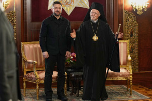 Πατριάρχης Βαρθολομαίος και Ζελένσκι στέλνουν μήνυμα ειρήνης από το Φανάρι