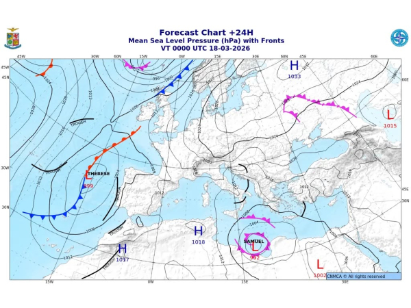 Τσατραφύλλιας: Ώρα για «σιβηρική εισβολή» την Πέμπτη - Ο «Samuel» δίνει βροχές, καταιγίδες και χιόνια