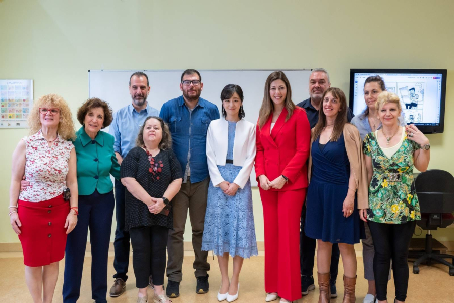 Στο Εθνικό Ίδρυμα Κωφών η πριγκίπισσα Kako της Ιαπωνίας