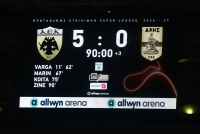 ΑΕΚ - Άρης 5-0: Επέστρεψε στις νίκες με ξέσπασμα