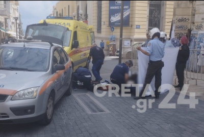 Σοκ στην Κρήτη: Άνδρας κατέρρευσε στη μέση του δρόμου, πέθανε μπροστά στα μάτια περαστικών