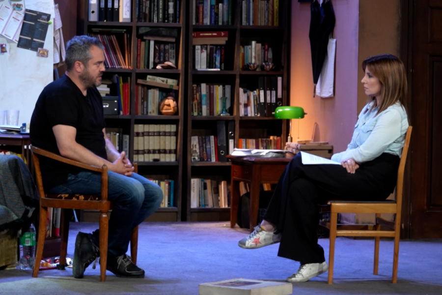 «Μεγάλη Εικόνα»: Η Νίκη Λυμπεράκη υποδέχεται τον Πυγμαλίωνα Δαδακαρίδη