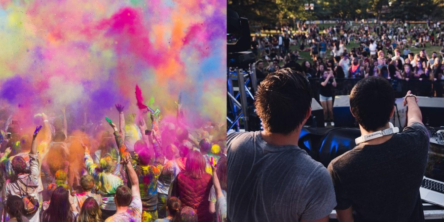 Σαββατοκύριακο χωρίς πορτοφόλι με street party, χρώματα και δωρεάν ταινίες