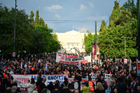 Πορεία στο Σύνταγμα από τους εργαζόμενους στη ΛΑΡΚΟ - Κλειστοί οι δρόμοι