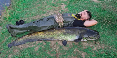 Έπιασε ψάρι 70 κιλών στην Μεγαλόπολη - Οι φωτογραφίες που κόβουν την ανάσα