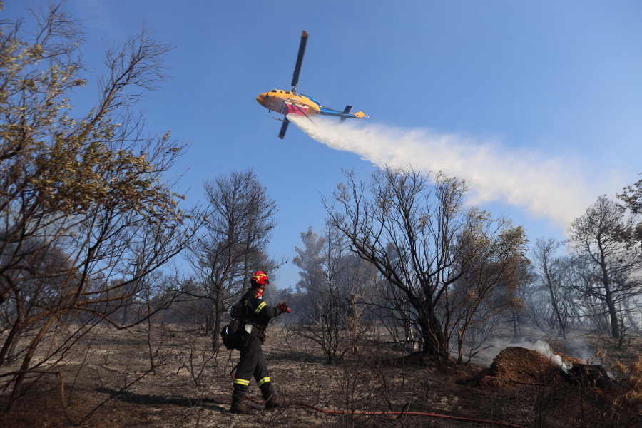 Φωτιά τώρα στο Σκάλωμα Αγρινίου
