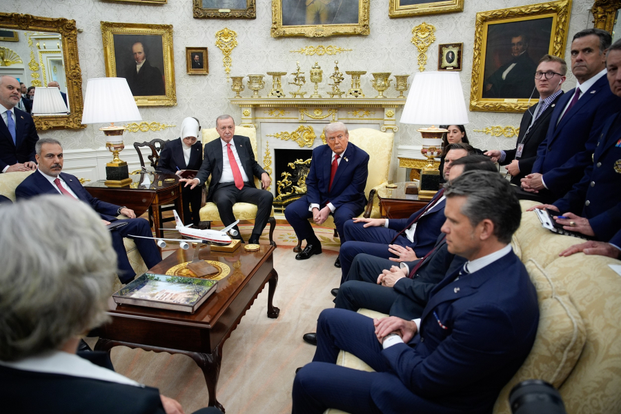 Ύμνοι Τραμπ σε Ερντογάν: Έτοιμος να του δώσει τα F35 - Όσα είπαν για Ρωσία και Γάζα