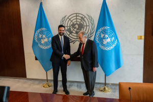 Συντάντηση Γκουτέρες - Μαμντάνι στην έδρα του ΟΗΕ στη Νέα Υόρκη