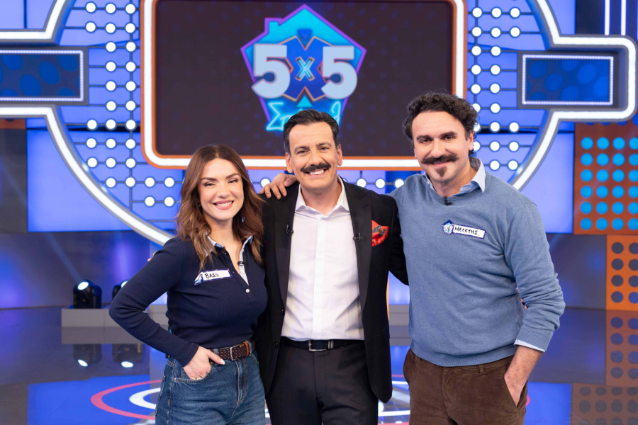 «5Χ5» ΣΠΕΣΙΑΛ: Ο Θάνος Κιούσης υποδέχεται τη Βάσω Λασκαράκη και τον Μελέτη Ηλία (Βίντεο)