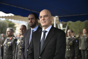 Δένδιας από την τελετή ονοματοδοσίας της φρεγάτας «Κίμων»: Το Πολεμικό Ναυτικό εισέρχεται σε νέα εποχή