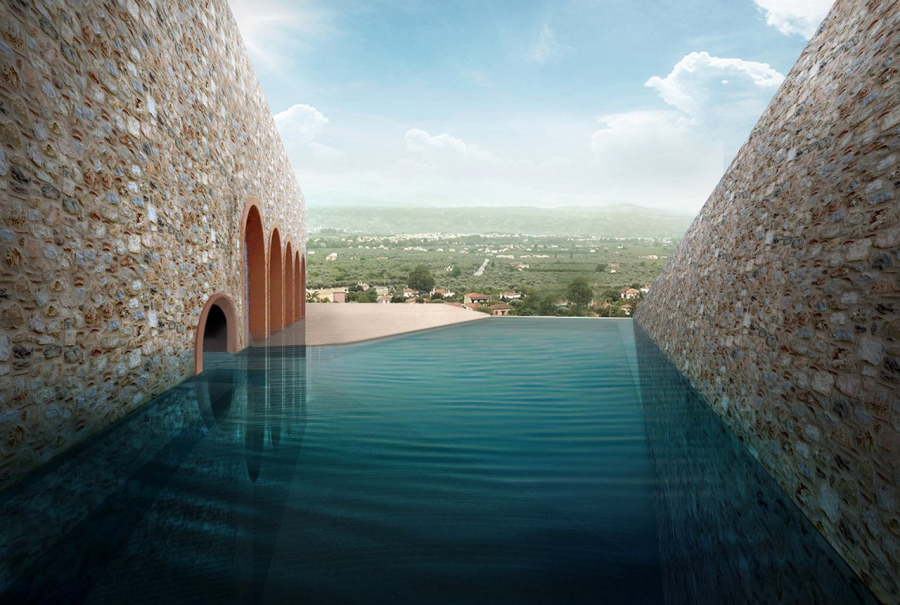 Αυτό είναι το «επιστημονικής φαντασίας» σπα στην Πελοπόννησο που ξετρέλανε το BBC