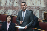 Μετωπική Γεραπετρίτη - Χαρίτση στη Βουλή για την Παλαιστίνη