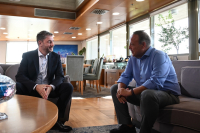 Συνάντηση Ανδρουλάκη - Αγγελούδη: Να δώσουμε στη Θεσσαλονίκη τη θέση που της αξίζει