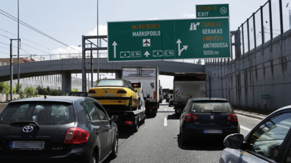Κίνηση τώρα: «Στο κόκκινο» η Αττική Οδός με μεγάλες καθυστερήσεις