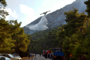 Φωτιά στον Αγερανό Λακωνίας, επιχειρούν 3 εναέρια - Ήχησε 112