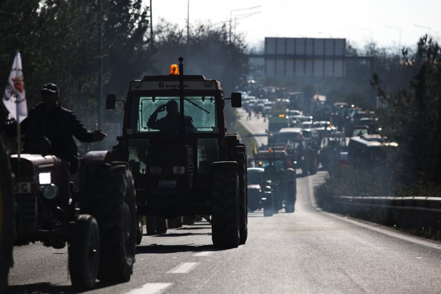 Οι αγρότες στα μπλόκα: Κοινό μέτωπο των Θεσσαλών στη Νίκαια