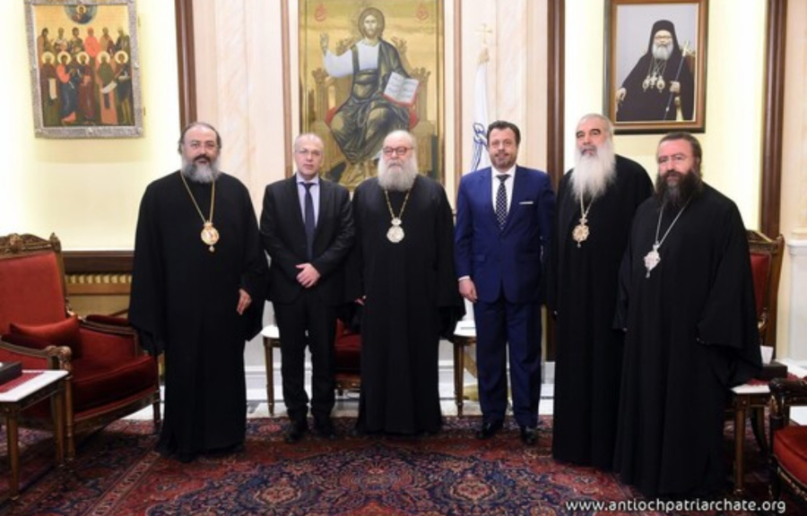 Επίσκεψη Γενικού Γραμματέα Θρησκευμάτων Γιώργου Καλαντζή στο Πατριαρχείο Αντιοχείας