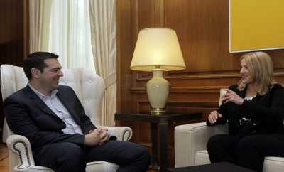 Ολοκληρώθηκε η συνάντηση Τσίπρα - Δούρου ΑΠΕ/ΜΠΕ