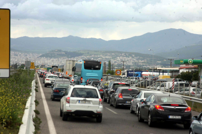 Κυκλοφοριακές ρυθμίσεις στη εθνική Αθηνών-Λαμίας στο ύψος του Ωρωπού