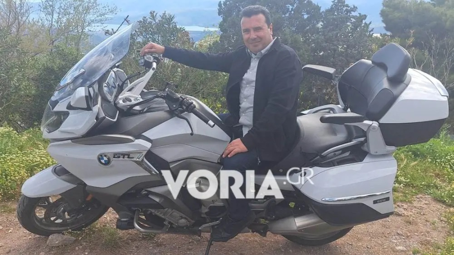 Ο Ζόραν Ζάεφ... μηχανόβιος, κάνει το γύρο της Ελλάδας επάνω σε δύο τροχούς