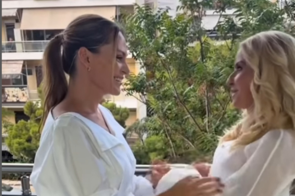 Υβόννη Μπόσνιακ και Μαρία Μπεκατώρου τρολάρουν τη διαφορά ύψους που έχουν (Βίντεο)