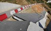 Εισαγγελική παρέμβαση για την κατάρρευση δρόμου που θα «ένωνε» τα παράλια Λάρισας και Μαγνησίας