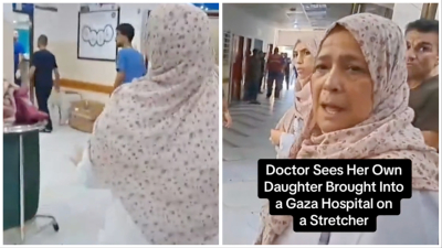 Συγκλονιστικό βίντεο: Γυναίκα γιατρός βλέπει το παιδί της σε φορείο μετά τους βομβαρδισμούς στη Γάζα
