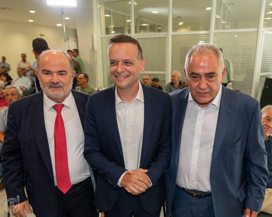 Οι δυο πρόεδροι στην εκδήλωση της ΕΛΑΣ
