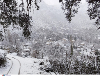 Το νέο κύμα κακοκαιρίας φέρνει χιόνια ακόμα και μέσα σε πόλεις