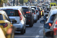 Κίνηση τώρα: Καραμπόλα 8 ΙΧ στην Λεωφόρο Αλεξάνδρας - «Στο κόκκινο» η Πατησίων