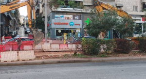 Αγανακτισμένοι οι καταστηματάρχες στη Βεΐκου από τα έργα του μετρό