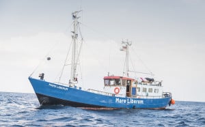 Μυτιλήνη: Μπλόκο των κατοίκων στο πλοίο «Μare Liberum» να δέσει στο λιμάνι