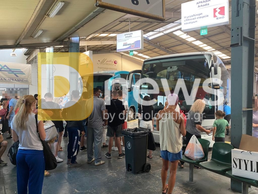 Έξοδος Δεκαπενταύγουστου: Αδειάζει η Αθήνα, αυξημένη κίνηση σε πλοία, τρένα, λεωφορεία (εικόνες, βίντεο)