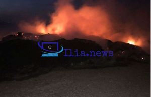 Φωτιά στην Ηλεία: Σε εξέλιξη πυρκαγιά στην περιοχή Άγναντα