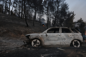 Στάχτη και αποκαΐδια άφησε πίσω της η φωτιά στη Χαλκιδική - Τεράστια η καταστροφή στην περιοχή