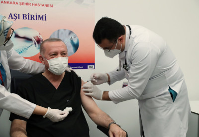 Κορονοϊός: Ο Ερντογάν έκανε το κινέζικο εμβόλιο (pic)