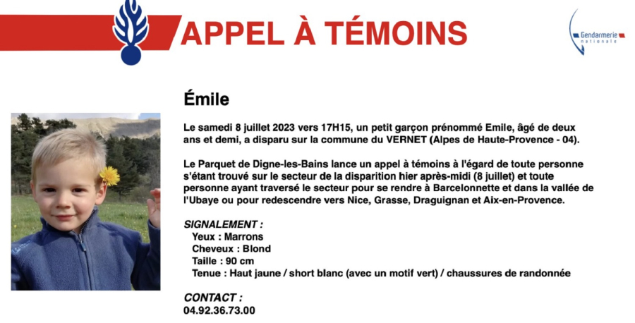 Εξαφάνιση σοκ στη Γαλλία: Αγοράκι 2,5 ετών χάθηκε ενώ έπαιζε στον κήπο
