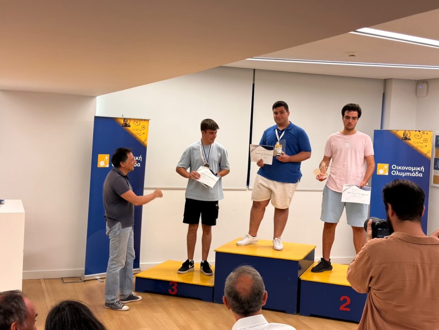 Πρώτος στην Οικονομική Ολυμπιάδα ο 17χρονος Αναστάσης Βασιλειάδης