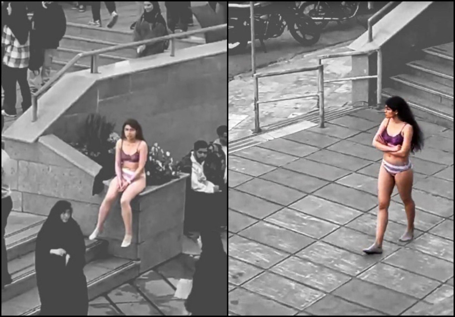 Η φοιτήτρια που έβγαλε τα ρούχα της γίνεται το νέο σύμβολο αντίστασης στο Ιράν