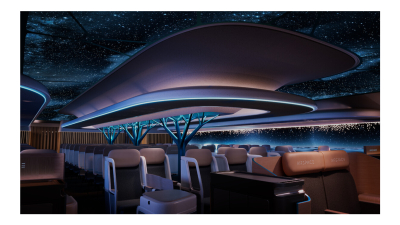 Τα μελλοντικά αεροπλάνα της Airbus θα έχουν διαφανή οροφή για να βλέπουμε τα αστέρια